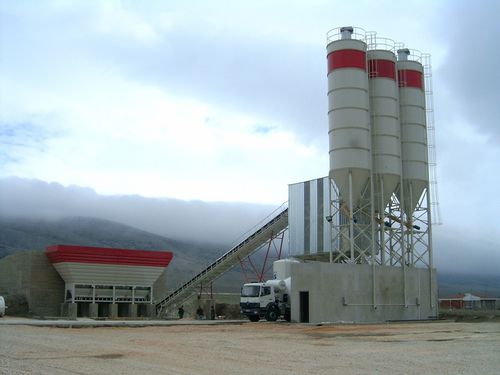 Centrale à béton stationnaire - GBS-100 - GOKER Contruction Machines