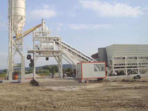 Centrale à béton mobile - MobilmiX 120 - GOKER Contruction Machines
