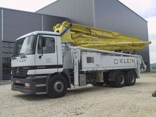 Pompe à béton automotrice mobile - 37 Z4 XXT - GOKER Contruction Machines - pour chantier