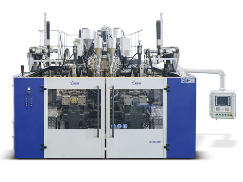 Extrudeuse-souffleuse - B15D-560  - Suzhou Bestar Blow Molding Machinery Co.,Ltd. - pour bouteilles / pour conteneur / à station double