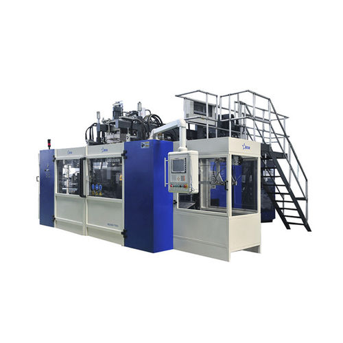 Extrudeuse-souffleuse - B20D-750 - Suzhou Bestar Blow Molding Machinery Co.,Ltd. - pour bouteilles en plastique / pour conteneur / à station double