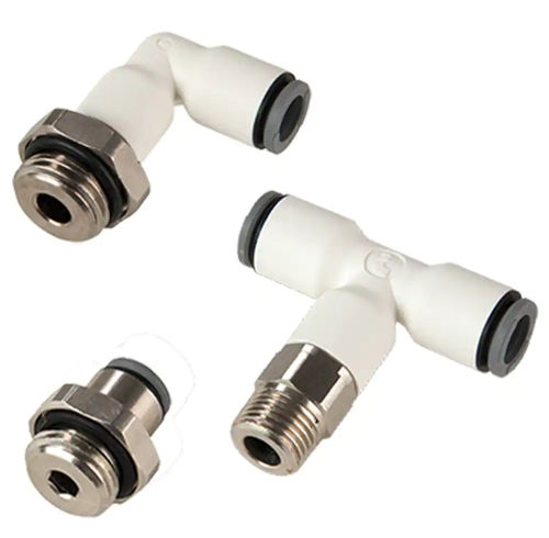 Raccord pour gaz - 68 series  - Parker Stratoflex - push-to-lock / coudé à 90° / équerre