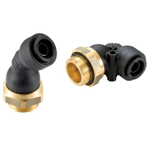 Raccord pneumatique - C68UNPMK10M12 - Parker Stratoflex - rapide / coudé à 90° / coudé à 45°