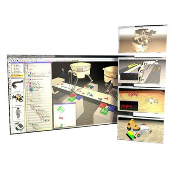 Logiciel de simulation - V-REP - Hibot - pour applications robotiques / 3D / Windows