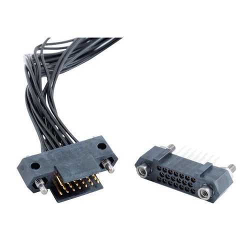 Connecteur de données - HDAS - AMPHENOL SOCAPEX - fil à carte / à sertir / pour l'industrie aéronautique