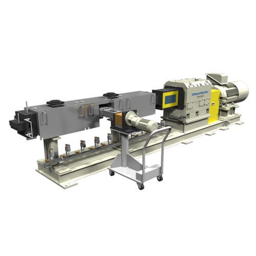 Ligne d'extrusion double vis - TEM  - Shibaura Machine - de plaques en matières plastiques / pour thermoplastiques