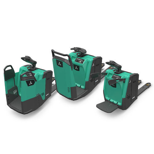 Transpalette électrique - PBV/PBF20-25N3(R)(S) series - Mïtsubishi Forklift Trucks - à conducteur porté debout / avec plate-forme pour conducteur / 24 V