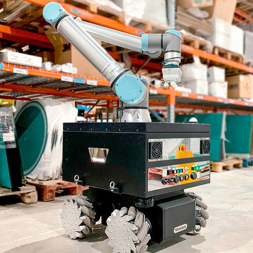 Robot mobile autonome de manutention - RB-KAIROS+ series - Robotnik - de transport / omnidirectionnel / d'intérieur