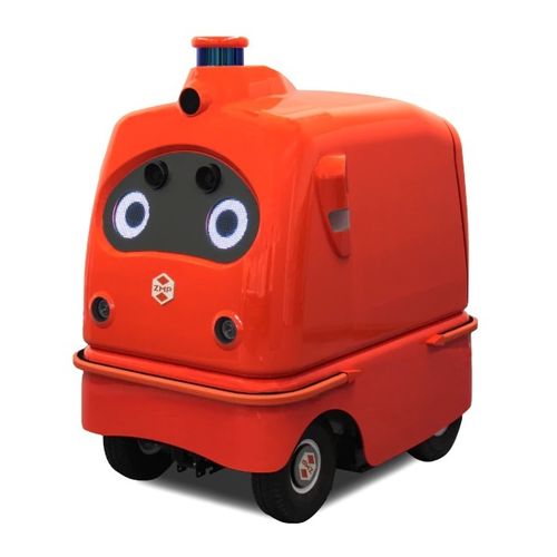 Robot de livraison pour nourriture - DeliRo - ZMP - pour hôtel / pour centre commercial / pour entrepôt