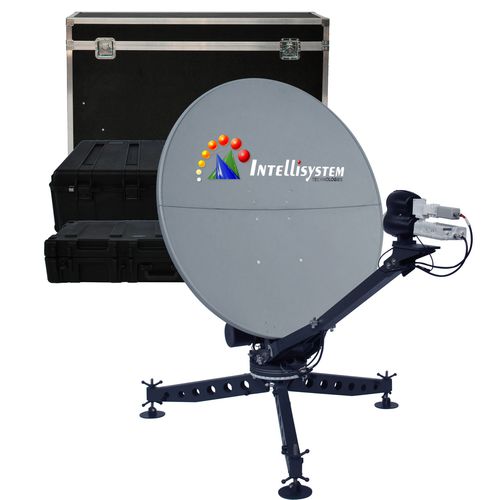 Antenne satellite - IT-ISS FLY-1201 - Intellisystem Technologies - parabolique / compacte / durcie