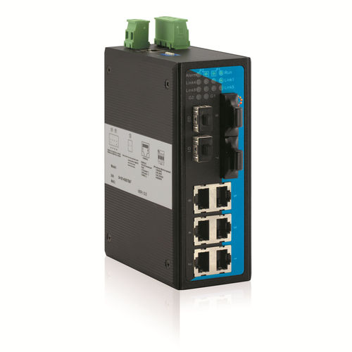 Commutateur Ethernet administrable - IT-ES7110-IM-2GS-2F series - Intellisystem Technologies - 10 ports / gigabit / standard