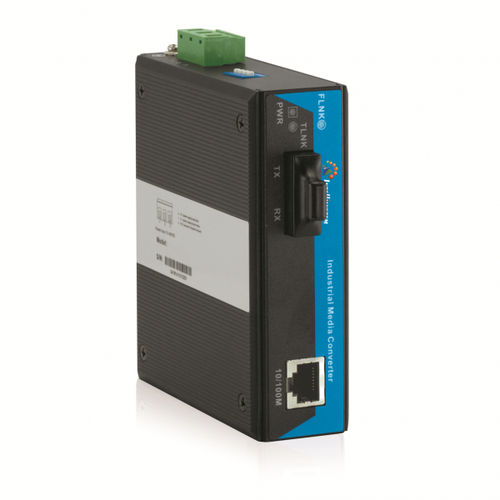 Convertisseur de température - IT-IMC-101B series - Intellisystem Technologies - média gigabit / Ethernet média / sur rail DIN