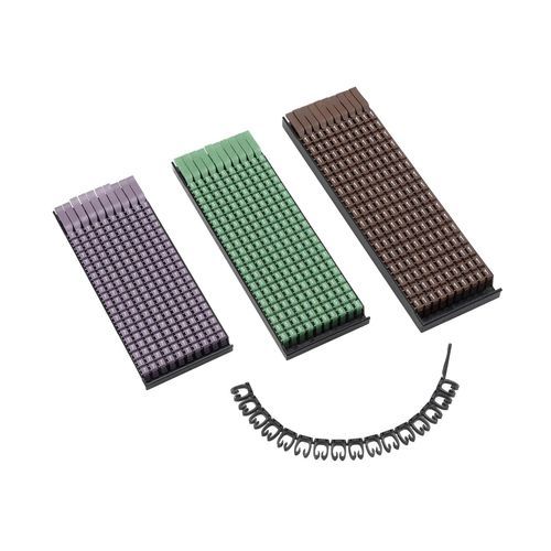 Tag d'identification - CAF3L series - Cabur - en polyamide / jaune / violet