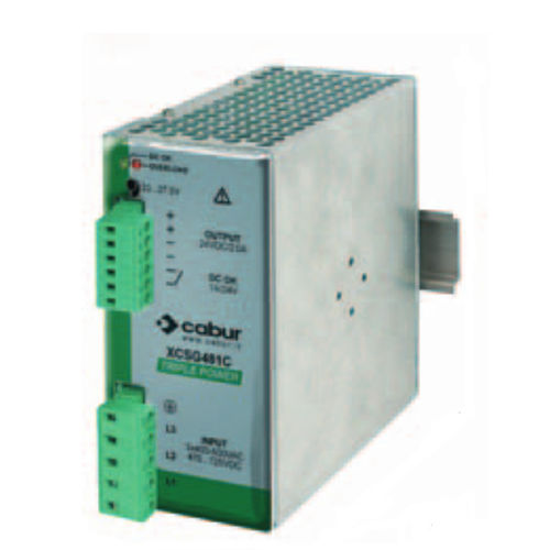 Alimentation électrique sur rail DIN - XCSG481C - Cabur - AC/DC / 3-phases