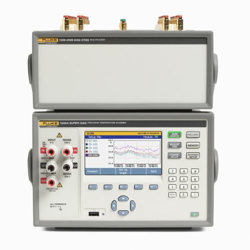 Système d'acquisition de données de température - 1586A Super-DAQ - Fluke Calibration - de tension / benchtop / pour laboratoire