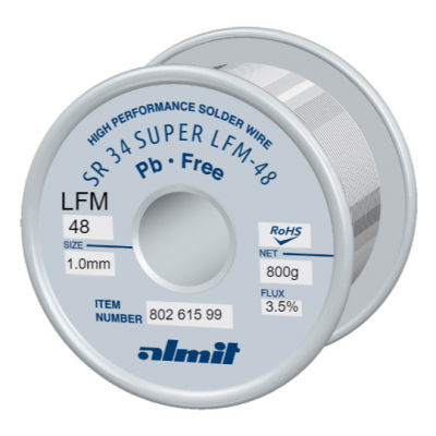 Alliage de brasage à base d'argent - 802 615 99 - ALMIT GmbH - sans plomb / fil