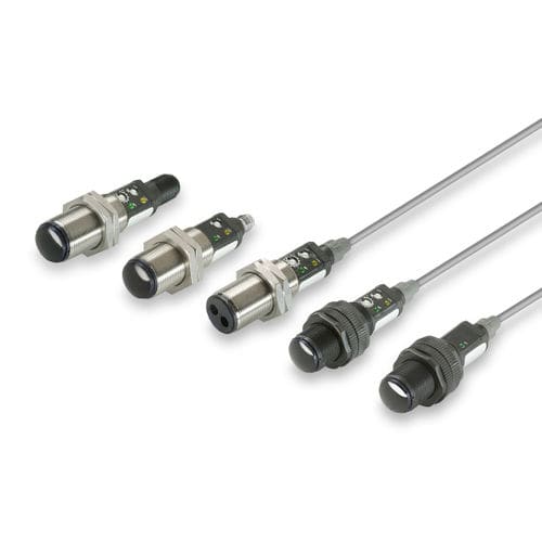 Détecteur photoélectrique rétro-réfléchissant - SM 8000 series - Telco Sensors - type barrage / cylindrique