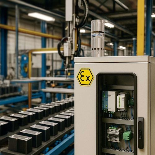 Climatiseur d'armoire électrique à montage latéral - ATEX4840SS - EXAIR - vertical / compact / pour salle informatique