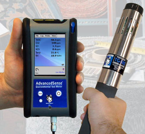 Détecteur de gaz - AdvancedSense&reg; TVOC - GrayWolf Sensing Solutions - de composés organiques volatiles / d'ammoniac / NO