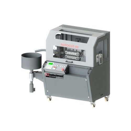 Machine de découpe à lame rotative - AUTOCUT 40 - Kabelmat Wickeltechnik GmbH - pour matières plastiques / de panneaux / pour courroie