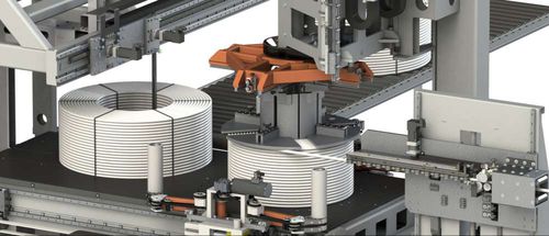 Machine de bobinage pour fabrication de tube - RINGROL 1200 - Kabelmat Wickeltechnik GmbH - automatique