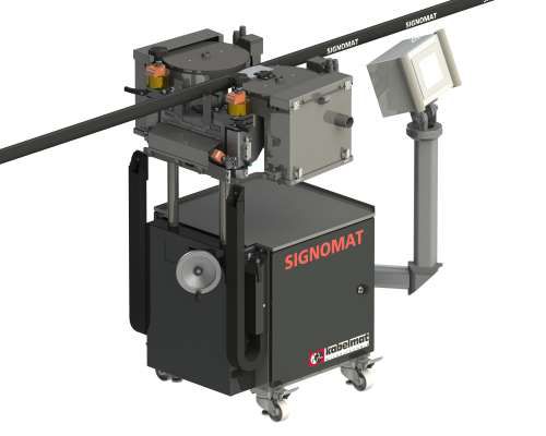 Machine de marquage à chaud - SIGNOMAT - Kabelmat Wickeltechnik GmbH - pour matières plastiques / intégrable / pour câbles