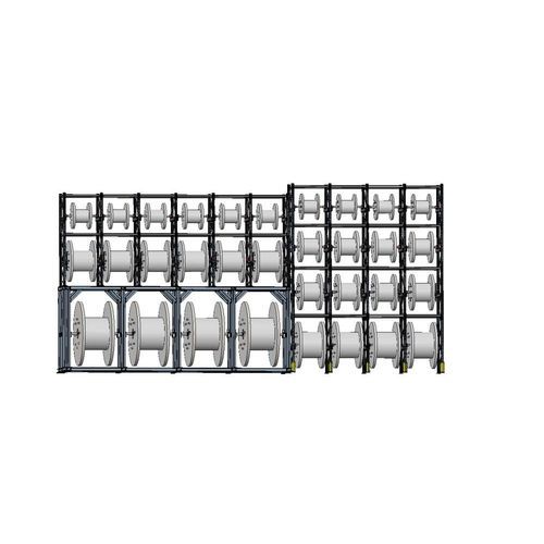Rayonnage pour entrepôt de stockage - ABROL - Kabelmat Wickeltechnik GmbH - multistockage / de stockage horizontal / dynamique