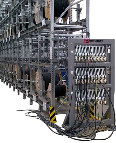 Rayonnage pour entrepôt de stockage - TROMBULLY - Kabelmat Wickeltechnik GmbH - à étagères / de stockage vertical / dynamique
