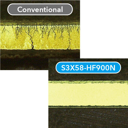 Pâte pour brasage - S3X58-HF900N - Koki Company Limited - au cuivre / pour équipement électrique / pour hautes températures