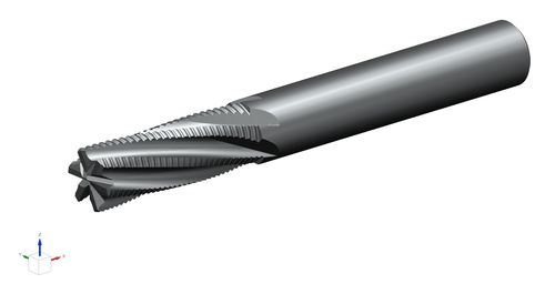 Fraise en bout - CM160 Roughing End Mill DP - LEUCO Ledermann GmbH & Co. KG - monobloc / d'ébauche / de finition