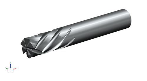 Fraise en bout - CM170 Compression End Mill SC - CVD coated - LEUCO Ledermann GmbH & Co. KG - monobloc / d'ébauche / de finition