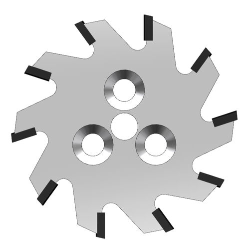 Fraise en bout - CM130 Disc Milling Cutter DP - LEUCO Ledermann GmbH & Co. KG - monobloc / à rainurer / de finition