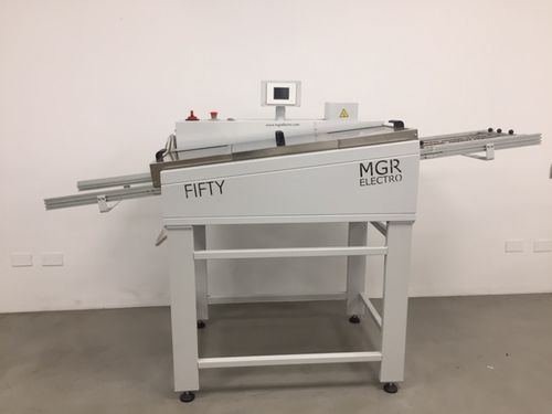 Machine de brasage tendre à vague - FIFTY - MGR Electro Srl - contrôlée par PLC / pour composants électroniques