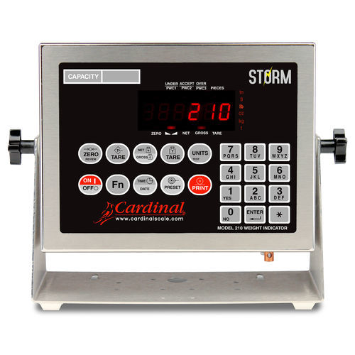 Indicateur de pesage affichage à LED - 210 Storm - Cardinal Scale - benchtop / mural / étanche