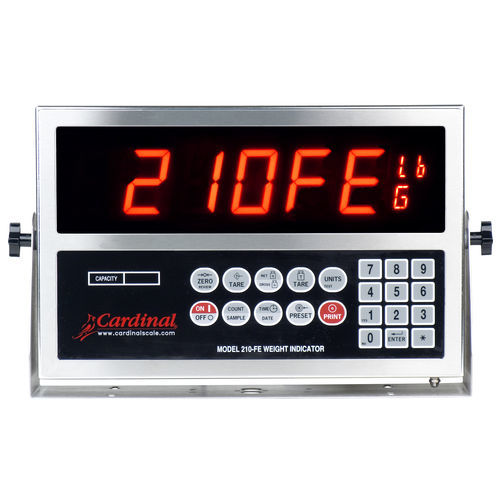 Indicateur de pesage affichage à LED - 210FE - Cardinal Scale - robuste / IP66 / RS-232