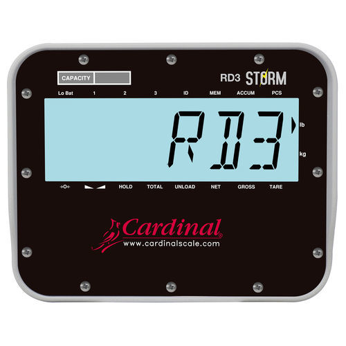 Afficheur à distance - RD3 - Cardinal Scale - LCD / à 6 chiffres / 14 segments