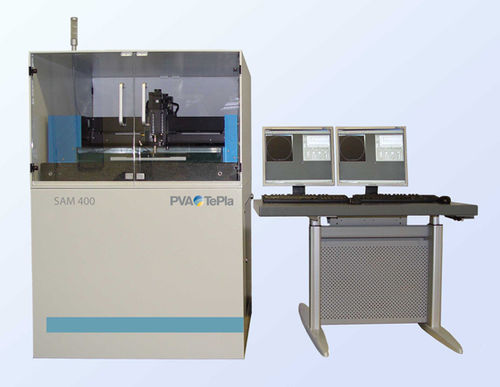 Microscope pour analyse - SAM 400 - PVA TePla Analytical Systems GmbH - pour la recherche / à haute vitesse / acoustique à balayage