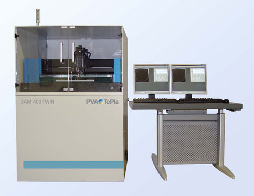 Microscope pour analyse - SAM 400 TWIN - PVA TePla Analytical Systems GmbH - pour la recherche / à haute vitesse / acoustique à balayage