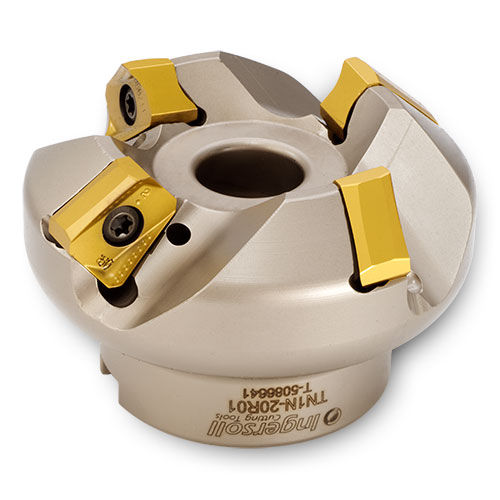 Fraise deux tailles - DiPosTetra™ TN1N-20R01 - Ingersoll Cutting Tools - à plaquettes amovibles / à surfacer / pour acier