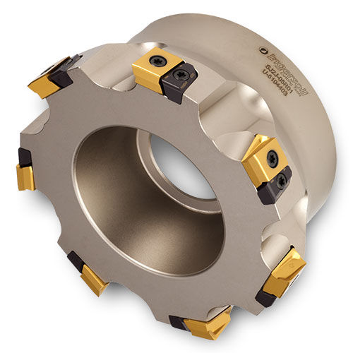 Fraise à plaquettes positives - Gold-Max 4™ SJ series - Ingersoll Cutting Tools - à surfacer / pour fonte / pour acier