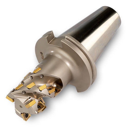 Porte-fraise HSK - Hi-Quad extcut™ 25J3P-2004548R02 - Ingersoll Cutting Tools - à cône morse / pour fraise à surfacer / radiale