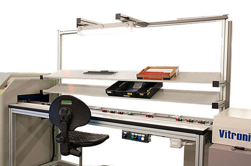 Convoyeur double rail - SA-FC-WS3S - Seica Automation S.r.l. - d'inspection / pour circuits imprimés / pour ligne d'assemblage