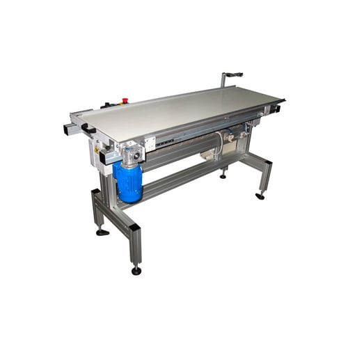 Convoyeur à bande - SA-FC-LC-WBOMESH - Seica Automation S.r.l. - à bande grillagée / pour circuits imprimés / à vitesse variable