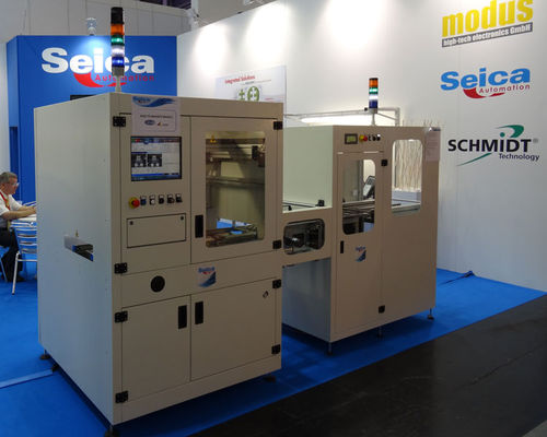 Applicateur d'étiquettes automatique - MODULO-LA-1HD - Seica Automation S.r.l. - pour PCB / pour applications sur le dessus