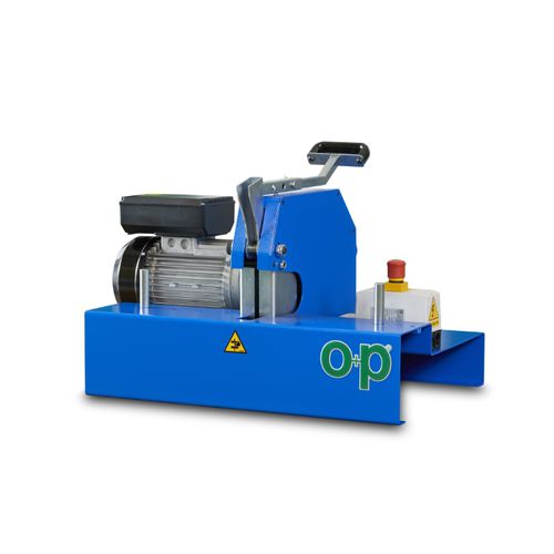 Machine de découpe à lame rotative - TF3/E - OP Srl - pour caoutchouc / de tuyau flexible / compacte