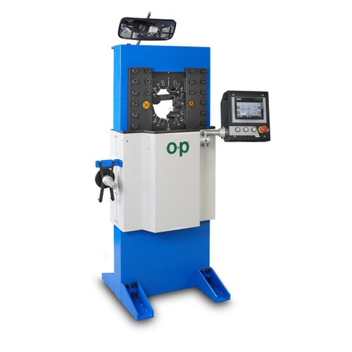 Machine de sertissage de tuyau flexible - TUBOMATIC V150ES - OP Srl - automatique / hydraulique / contrôlée par PLC