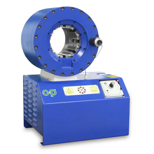 Sertisseuse de tuyau flexible - TUBOMATIC H130 24V/12V - OP Srl - pour flexible hydraulique / automatique / hydraulique