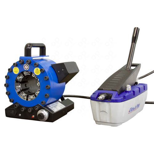 Sertisseuse de tuyau flexible - TUBOMATIC H64 PI - OP Srl - pour flexible hydraulique / manuelle / hydraulique