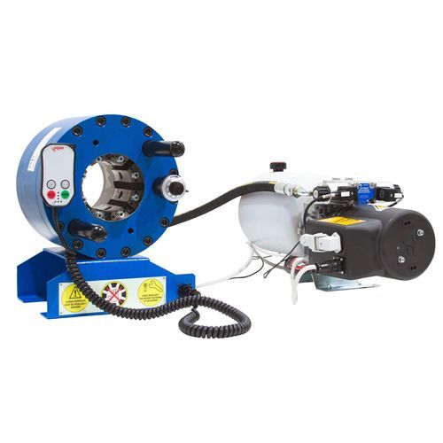 Sertisseuse pour flexible hydraulique - TUBOMATIC H83/E LIGHT - OP Srl - hydraulique / électrohydraulique / compacte