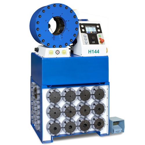 Sertisseuse de tuyau - TUBOMATIC H144 ES - OP Srl - de tuyau flexible / automatique / hydraulique